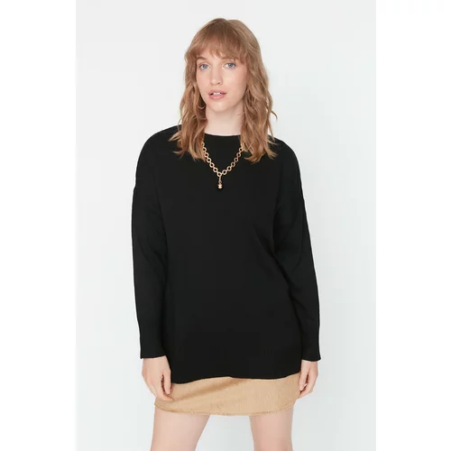 Trendyol Black Super Oversize Knitwear Sweater