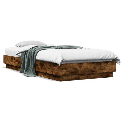  Okvir za krevet boja hrasta 120 x 200 cm konstruirano drvo