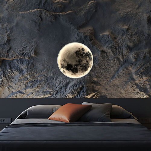 Toolight Stropni luster APP1806-CW Moon LED White Slike