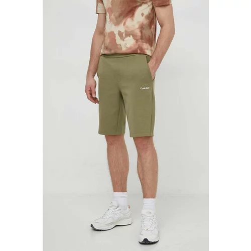 Calvin Klein Kratke hlače moški, zelena barva
