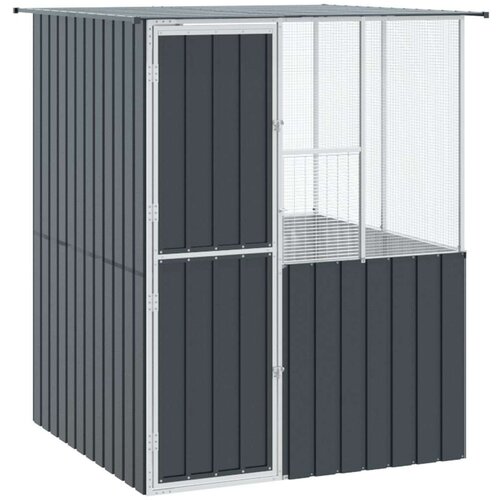  Ptičnik Antracit 154 x 154 x 200 cm Pocinkano jeklo - - Antracit - 61.8 - 154 x 154 x 200 cm - 2025- Cene