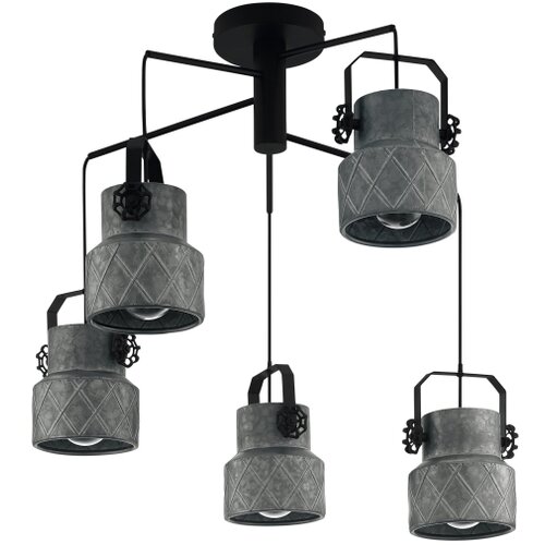Eglo 39856 - plafonski visilica hilcott 5xE27/40W/230V Slike