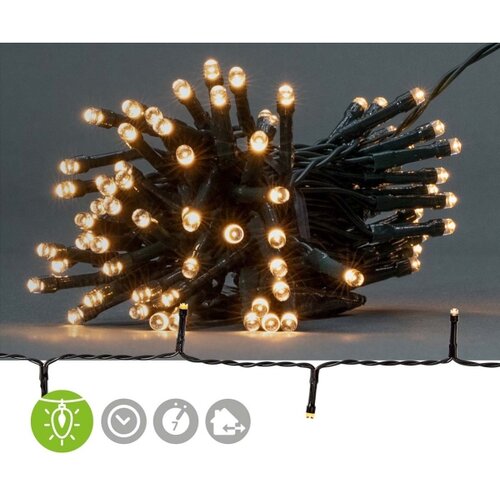Nedis CLBO48 - led lanac 48xLED/7 funkcija/3xAA 4,1m IP44 topla bela Slike