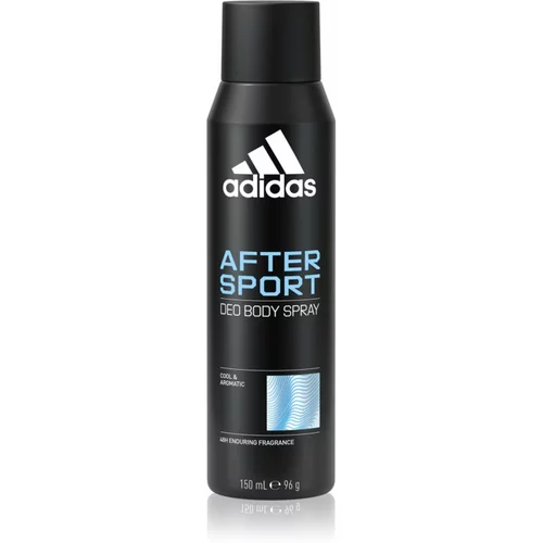 Adidas After Sport Deo Body Spray 48H deodorant v spreju brez aluminija 150 ml za moške