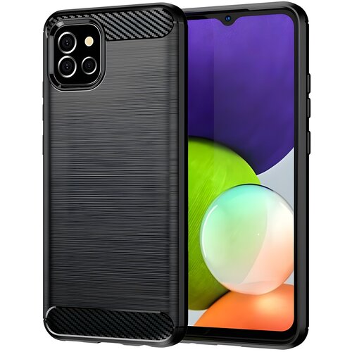 IZMAEL.eu Ohišje Carbon Shield TPU za Samsung Galaxy A03s - Črna Cene