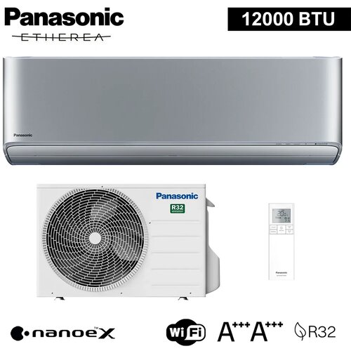 Panasonic Etherea KIT-XZ35-CKE 3,5 kW, srebrna (model 2026/27) z montažo - Slike