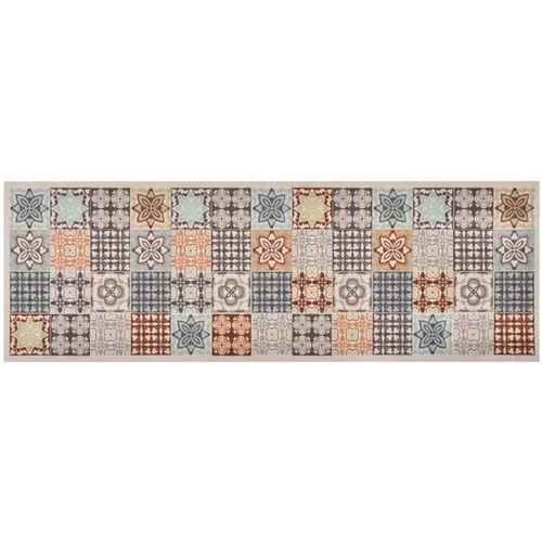 vidaXL Kuhinjski tepih sa šarenim mozaikom perivi 45 x 150 cm