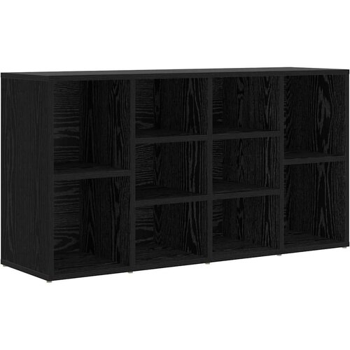 vidaXL klupa za cipele crni hrast 103 x 30 x 55 cm konstruirano drvo Cene