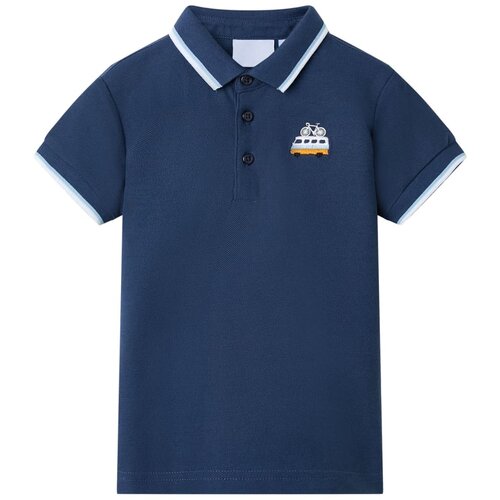 VidaXL Dječja polo majica tamnoplava 104 Slike