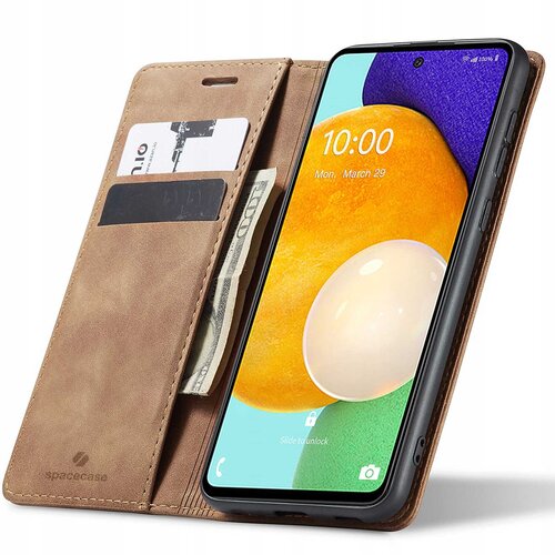 Spacecase ETUI DENARNICE SAMSUNG GALAXY A53 SVETLO RJAV, (21963384) Cene