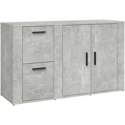Maison Chic Komoda - Predalnik betonsko siva 100x33x59,5 cm inženirski les, (21718189) Slike