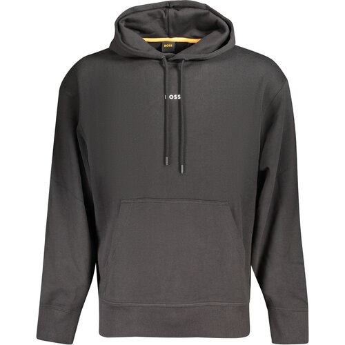 Boss MEN&amp;amp;#39;S BLACK ZIP-LESS SWEATSHIRT Slike