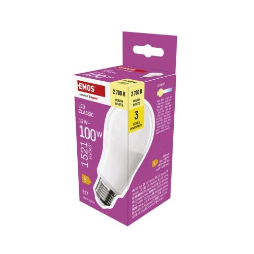  LED žarnica Classic A60 / E27 / 13 W (100 W) / 1521 lm / Toplo bel Cene