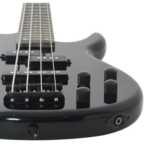  Električna bas gitara za početnike s torbom crna 4/4 46 &amp;quot; Slike