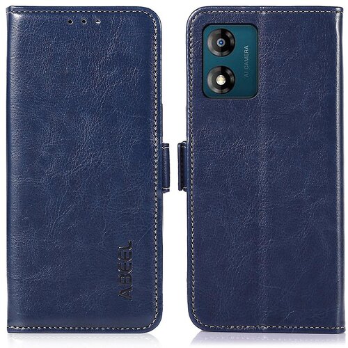 INORCO ABEEL Za Motorola Moto E13 4G PU usnjena torbica za denarnico Crazy Horse Texture Stojalo Flip Ovitek za telefon, (22036334) Slike