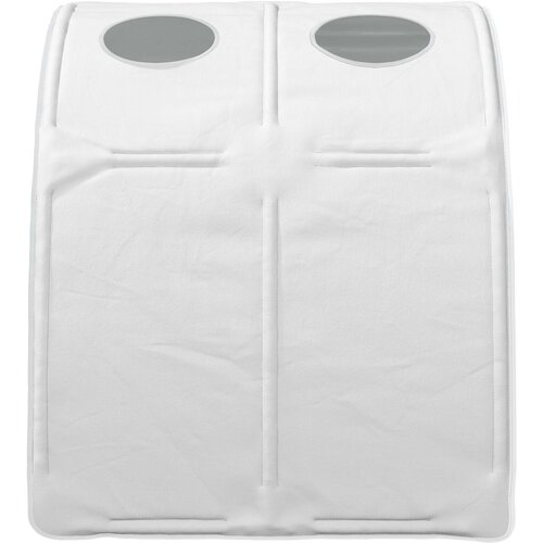  Tunis za krevet 2 pcs Bijela 211 x 67.5 x 2 cm Poliester Slike