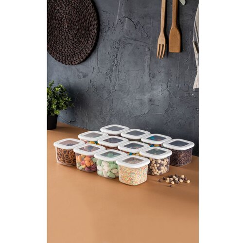 Hermia Concept Set kutija za pohranu (12 komada), Bijela, Foly Square 0,55 - 12 Cijene