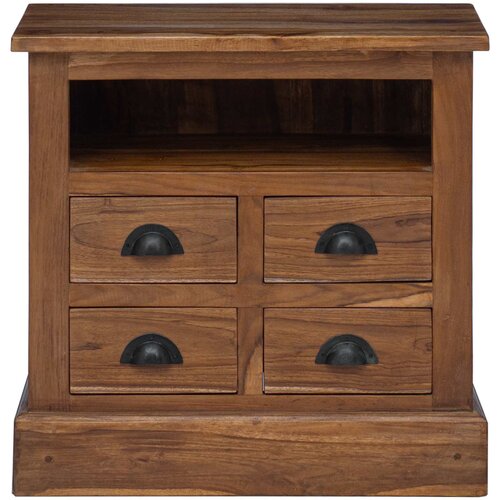  za pohranu Prirodna 60 x 30 x 60 cm Čvrsto teak drvo Slike