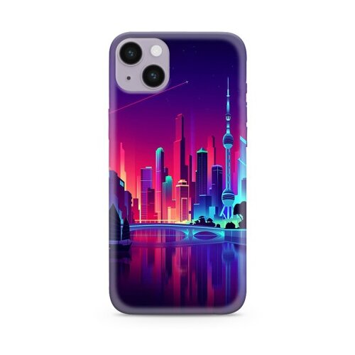 Futrola ultra tanki print clear neon wave za iphone 14 plus (6.7) nw05 ( F107508 ) Cene
