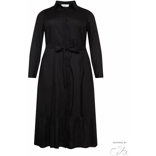 Guido Maria Kretschmer Curvy Collection Košulja haljina 'Polly' crna