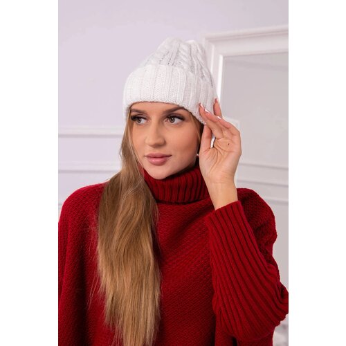 Kesi Cap with turn up Ariana K299 ecru Slike