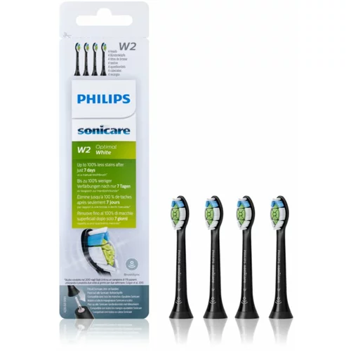 Philips Sonicare Optimal White Standard HX6064/11 zamjenske glave za zubnu četkicu Black 4 kom