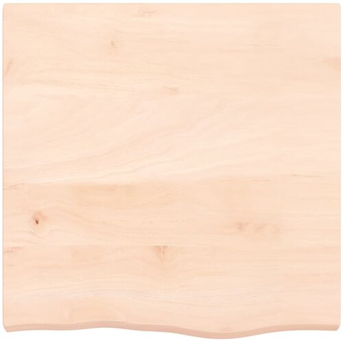  Zidna polica 60x60x(2-6) cm neobrađena masivna hrastovina Slike