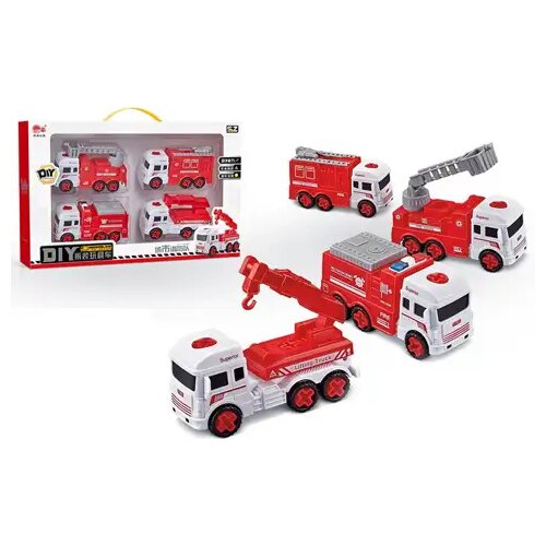 Magic Toys 4-delni komplet sestavljivih gasilskih vozil Cene