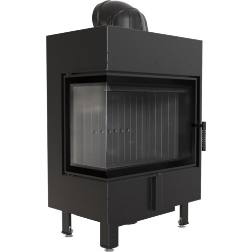 Kratki vgradni kamin LUCY/12/L/BS/BLACK Cene