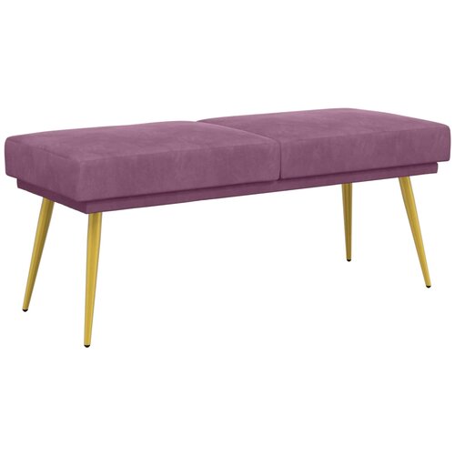  Klupa s dvostrukim slojem Ljubičasta 120 x 45 x 46 cm Bar&amp;scaron;un Slike