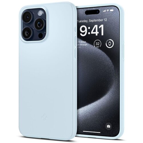 Spigen Za&amp;scaron;čitna torbica za iPhone 15 Pro Thin Fit svetlo modra, (21521839) Slike