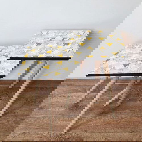 Hanah home 2Shp258 - grey greygoldwhite nesting table (2 pieces) Cene