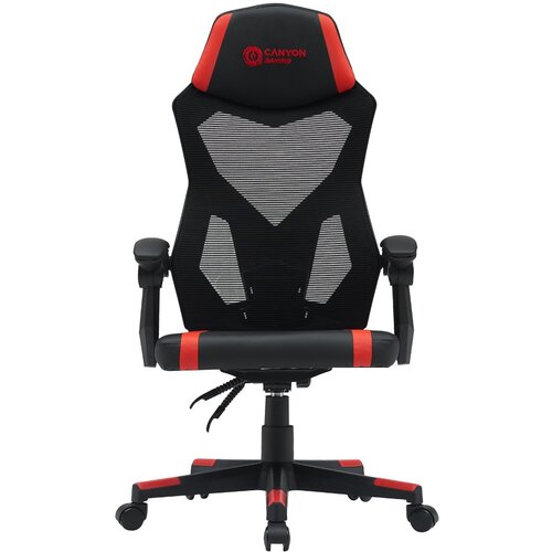 Canyon gaming chair Flow MCH01 Mesh Black Red CNE-MCH01R Cene