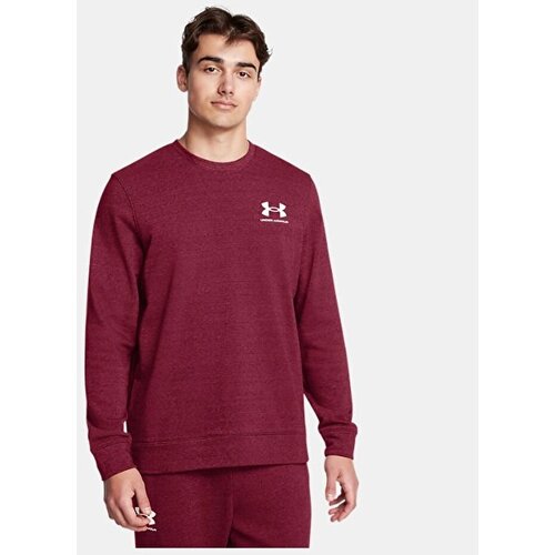 Under Armour UA Rival Terry LC Crew-RED Slike