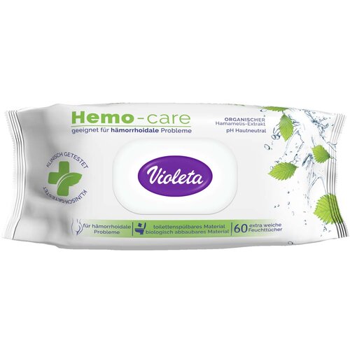 Violeta toaletni vlažni papir 60/1 Hemocare Cene