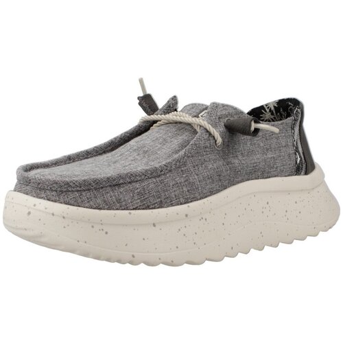 Hey Dude Čevlji Derby WENDY PEAK WOVEN Siva Slike