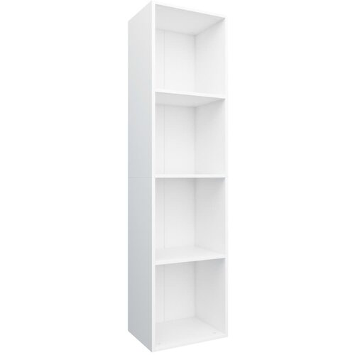 Maison Chic Knjižna omara - Knjižni regal bela 36x30x143 cm iverna plo&amp;scaron;ča, (21725688) Slike