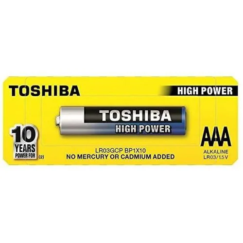 Toshiba H.P. ALKALNA AAA 1X10