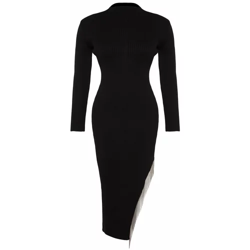 Trendyol Curve Plus Size Dress - Black - Bodycon