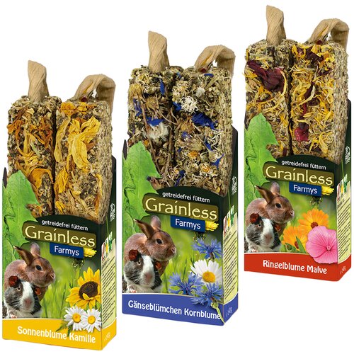 JR Farm Farmy's Grainless miješano pakiranje - 3 x 2 štapića (3 vrste po 140 g) Cijene