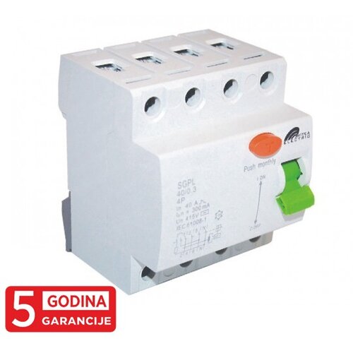 Mitea_Electric FID sklopka 63A 300mA 3P+N SGPL 5Y Cene