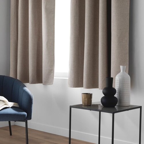 Douceur d int&amp;eacute;rieur Rjava zatemnitvena zavesa 140x180 cm Crepuscule &amp;ndash; Slike