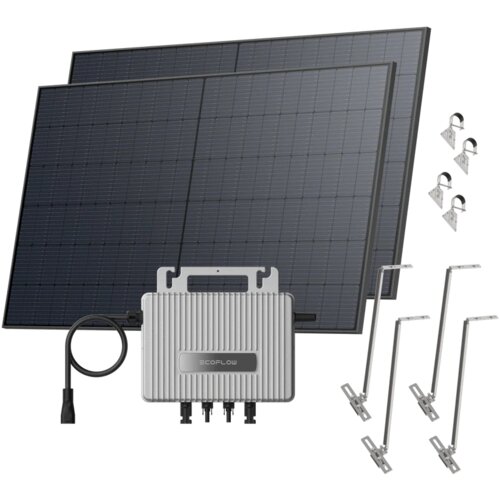 ECOFLOW Stream - Solarna Elektrana za Vrt / Dvorište - Podesivo - Mikroinverter + 2x520W Solarni Paneli Cijene
