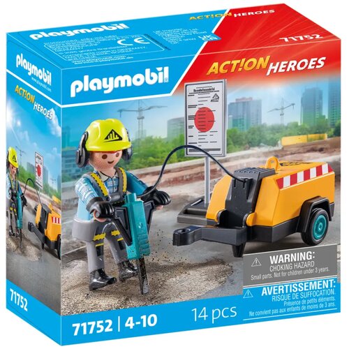 Playmobil Playmobil® ACT!ON HEROES Građevinski radnik s dlijetom 71752 Cijene