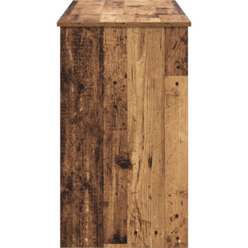 vidaXL toaletni stol s ogledalom starano drvo 100x45x76 cm Cijene