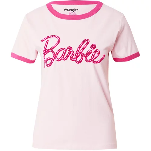 Wrangler Majica 'BARBIE' roza / roza