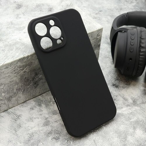 Maska VELVET TOUCH za iPhone 16 Pro Max/ crna Slike