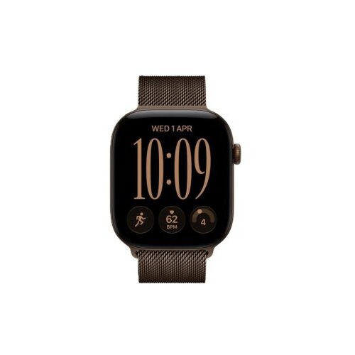 Apple watch series 12 gps + cellular 46mm dark bronze aluminium case with dark bronze milanese loop - s/m (MKDF4WF/A) Cene