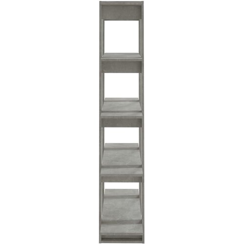  za knjige / sobna pregrada boja betona 100x30x160 cm Slike