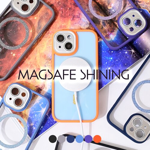 Torbica Magsafe shining za iPhone 14 Pro 6.1 ljubicasta Slike